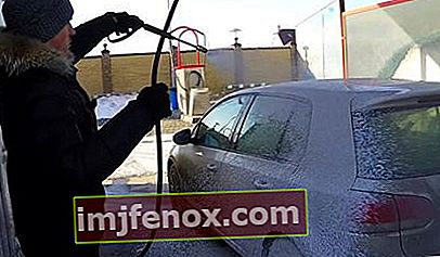 Hvordan vaske bilen om vinteren