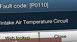 P0110 - įsiurbiamo oro temperatūros jutiklio paklaida