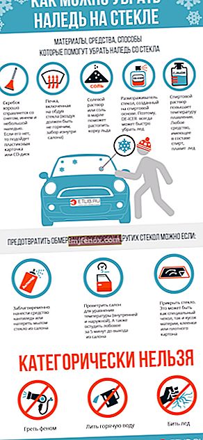 Kuidas toimida jäätumisega auto klaasil (Infographic)