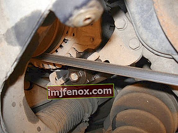 Fjernelse af generatorremmen Toyota Corolla e110